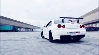 1999 R34 Skyline GTR Vspec  Tomei Expreme Ti Rev and Drive by [upl. by Serafine]