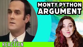 American Reacts  MONTY PYTHON  Argument [upl. by Hindu157]