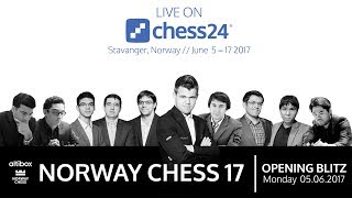 Blitz  2017 Norway Chess [upl. by Idroj]