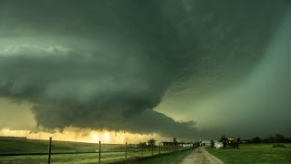 WICKED UFO SUPERCELL  Tornadoes Intense Lightning amp Mammatus [upl. by Eusadnilem]