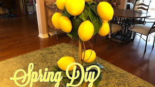 Spring Lemon Topiary Diy 2019 [upl. by Sira895]