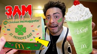 DO NOT DRINK SHAMROCK SHAKE FROM MCDONALDS AT 3 AM SCARY [upl. by Peyter306]