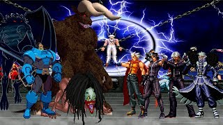 Kof Mugen Giant Boss Team VS Soldados NESTS [upl. by Omsoc]