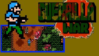 Guerrilla War NES video game port  full game Hard Level session for 1 Player 🎮 [upl. by Sethi]