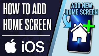 How to Add New Home Screen on iPhone or iPad iOS [upl. by Adnirol832]