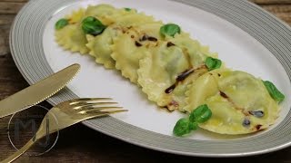 RAVIOLIS DE ESPINACAS Y RICOTTA  Cómo hacer ravioles caseros [upl. by Asiil]