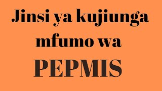 Jinsi ya kujiunga mfumo wa ESS PEPMIS  UTUMISHI [upl. by Refitsirhc]