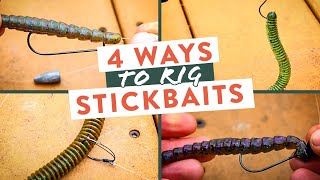 Stick Baits amp Soft Plastic Worms 4 Techniques You NEED to Master [upl. by Obocaj]