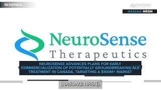 NeuroSense Moves Toward Early Commercialization Of ALS Treatment In Canada Eyeing 100M Market [upl. by Aes]