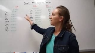 Conjugating present tense regular verbs in French [upl. by Asiat]