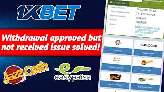 1xbet withdrawal approved but not received1Xbet withdraw problem1xbet withdraw in easypaisa [upl. by Alphonse]