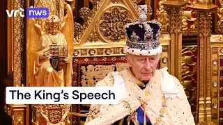 Koning Charles III geeft zijn eerste troonrede in het Britse parlement [upl. by Dnumyar]