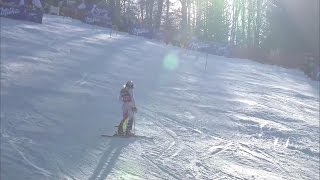 Mikaela Shiffrin DNF Zagreb Slalom Run 1  2016 [upl. by Yleik]