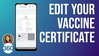 How to Correct Errors in COVID19 Vaccine Certificate All Questions Answered [upl. by Jeromy]