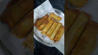 Spring Roll Recipe 😋😋😋 shorts youtubeshorts phonk beats [upl. by Aleedis]