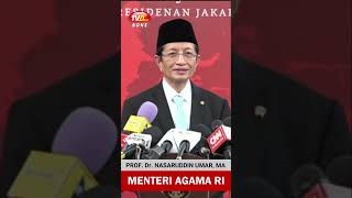 KH Nasaruddin Umar Menteri Agama yang Baru Pengganti Yaqut Cholil [upl. by Hymen]