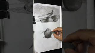 Still life drawing ✍️ fruits drawing  shorts stilllife [upl. by Drawyah]