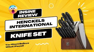 Henckels International Self Sharpening Definition knife set Review  Watch This Unbiased Review [upl. by Hardwick319]