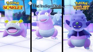 How To Evolve Galarian Slowpoke into Slowbro and Slowking in Pokemon Scarlet Violet Indigo Disk DLC [upl. by Rese]