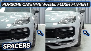 Best Practices For Porsche Cayenne Wheel Flush Fitment  BONOSS Porsche Accessories [upl. by Mandie]