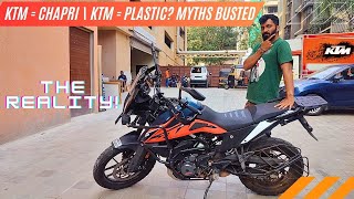 I Uncover the KTM Myths in India  KTM  Chapri  KTM  Plastic Myths Busted [upl. by Namref]