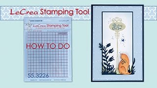 553226 LeCrea Stamping Tool How to use [upl. by Mailliw]