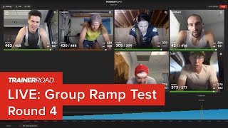 LIVE TrainerRoad Group Ramp Test – Round 4 [upl. by Jennie]