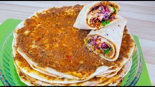 Lahmacun Doner  ‍پیتزا ترکی [upl. by Orfield]