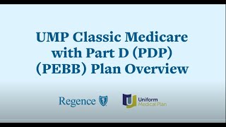 UMP PEBB Medicare plan overview for 2025 [upl. by Bethina]