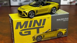 Mini GT  Bentley Mulliner Bacalar 4k [upl. by Florette305]