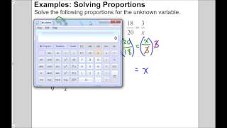 Solving Proportions [upl. by Azal]