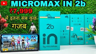 Micromax in 2b Blue ⚡ Unboxing  BGMI Gaming Test  Video Test  Camera Test  Price 7999 [upl. by Laeria]