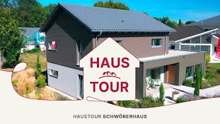 Haustour  Modernes Musterhaus mit Anbau  SchwörerHaus in Bad Vilbel [upl. by Yentyrb]