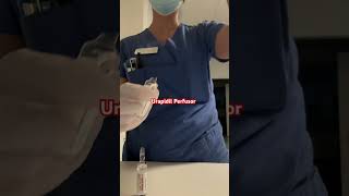 Urapidil Perfusor asmr nurse icu icunursepinoy pinoynurse pinoynurseingermany germany ofw [upl. by Sobmalarah]