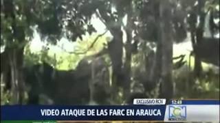 Ataque de las FARC en arauca [upl. by Eilram]