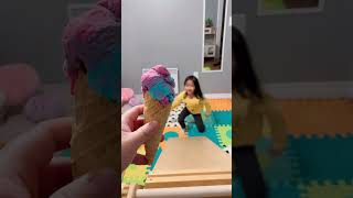 Ice cream prank on daughter 😱🍦👧🏻❤️🤣✅🌈🚀 [upl. by Zedecrem]