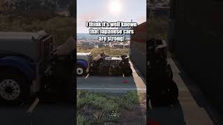 Crashing a truck into different types of pickup trucks 😱🔥 beamng beamngdrive crash gtashorts [upl. by Aplihs615]