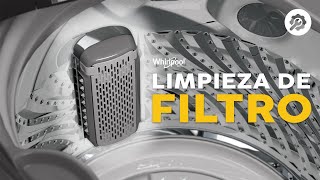 ¿Cómo realizar la limpieza de los filtros de mi lavadora Whirlpool [upl. by Clynes]