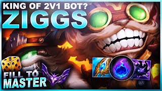 ZIGGS IS THE KING OF 2V1 BOT LANE  Fill to Master  League of Legends [upl. by Browning]