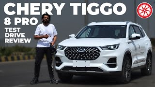 Chery Tiggo 8 Pro  Test Drive Review  PakWheels [upl. by Frederich174]