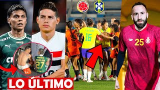 ASI FUE TRIFULCA COLOMBIABRASIL FEMENINO  DAVID OSPINA EL MEJOR PORTERO  JAMES Y RIOS PARCEROS [upl. by Adnirim]