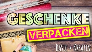 Geschenke verpacken  kreativ einpacken  Basics Tipps amp Inspiration mit LOCCITANE [upl. by Aynahs]