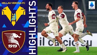 Hellas Verona 12 Salernitana  Kastanos secures massive win for Salernitana  Serie A 202122 [upl. by Jago]