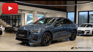 Audi etron Sportback 55 quattro S line in plasmablau [upl. by Guenevere]