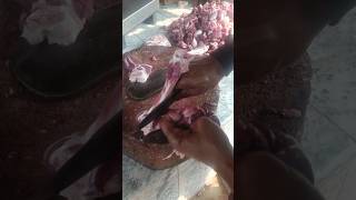 Goat meat cutting skill food cuttingskills [upl. by Wira]