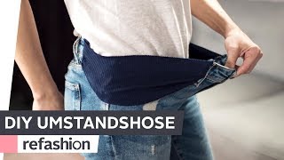 DIY Umstandshose selber machen  refashion  OTTO [upl. by Sehcaep]