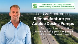 Let CV Electronics remanufacture your Adblue Pumps [upl. by Hodess]