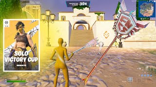 USING THE FNCS PICKAXE IN THE SOLO VICTORY CUP FNCS PICKAXE GAMEPLAY [upl. by Aivirt]