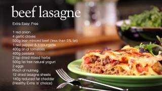 Slimming World Synfree healthy lasagne recipe  FREE using Healthy A [upl. by Samalla350]