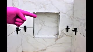 Modern Shower Niche and Trim How To [upl. by Hildegarde]